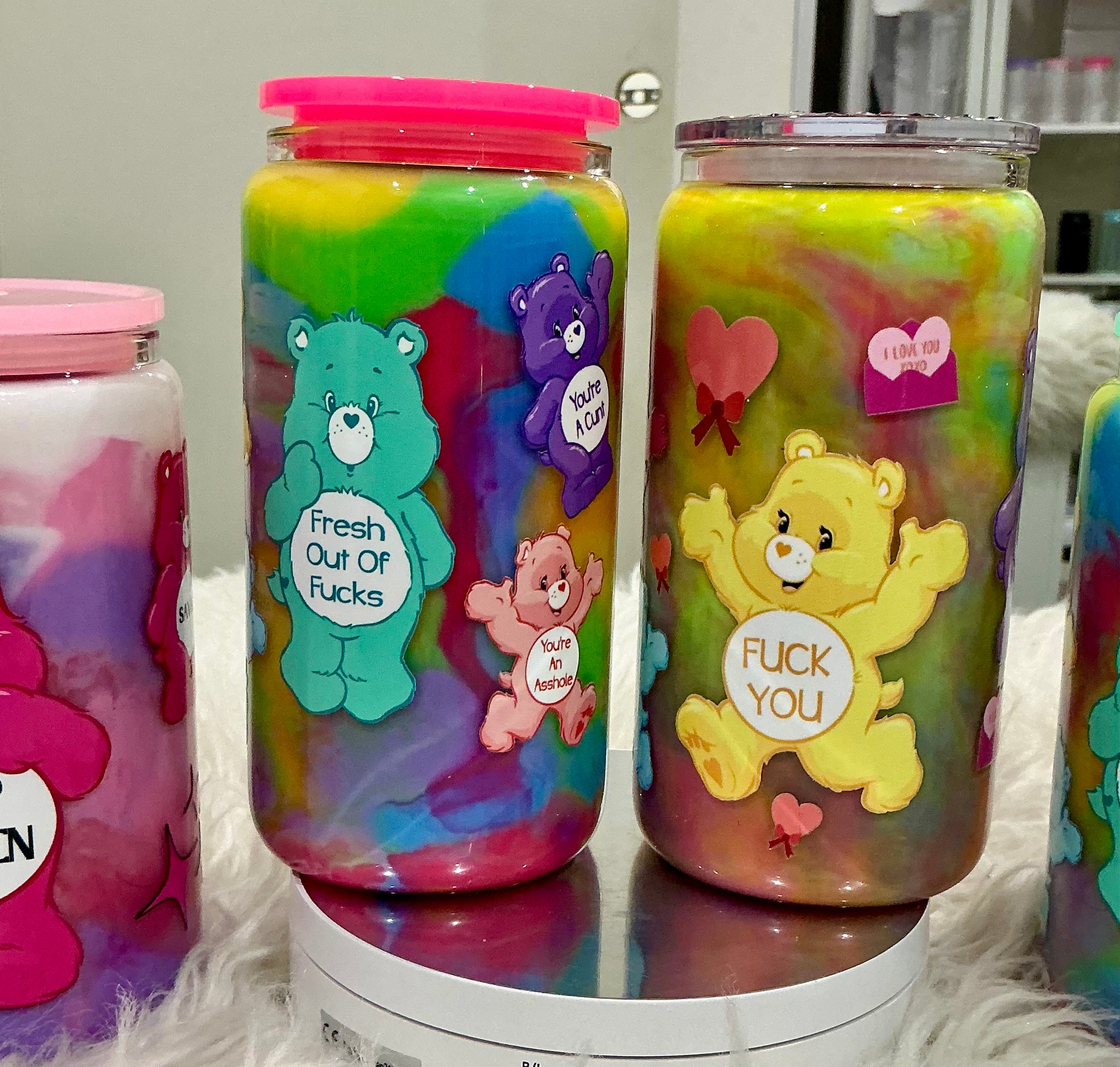 Swear bears swirly cup