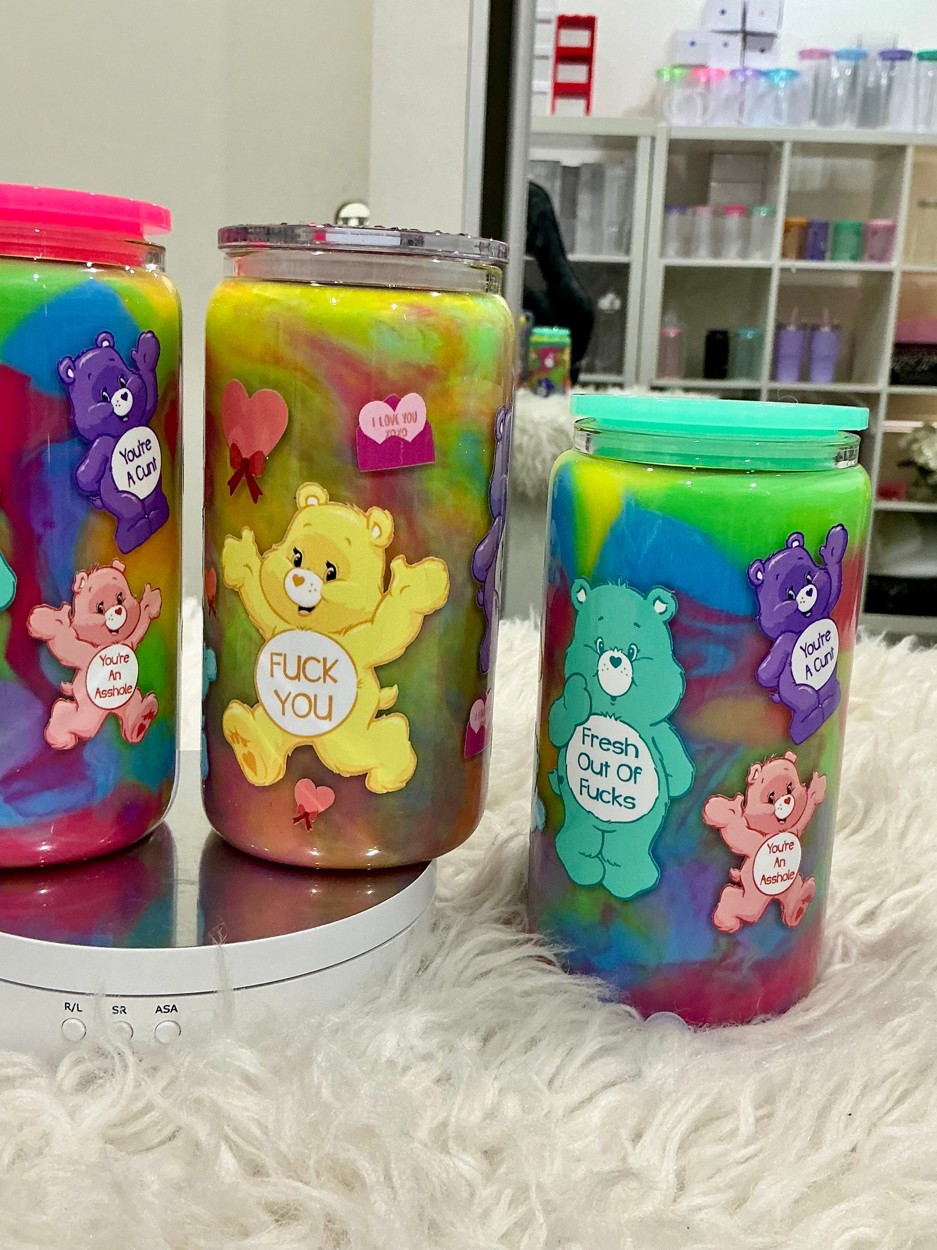 Swear bears swirly cup