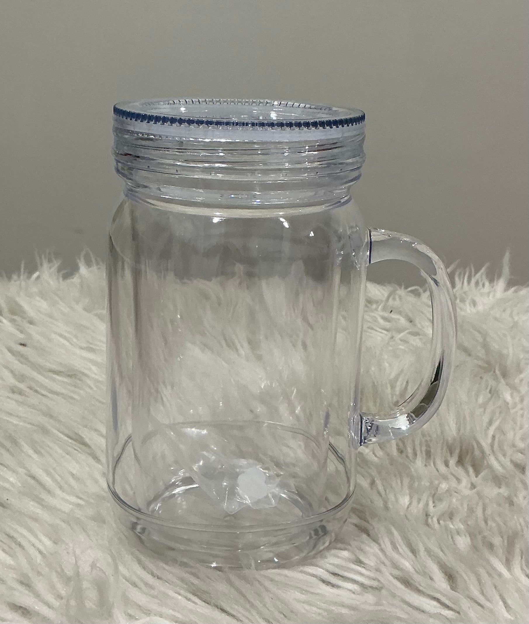 Snowglobe Mason jar