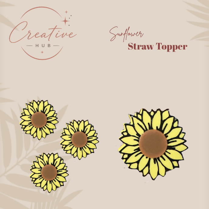 Sunflower straw topper