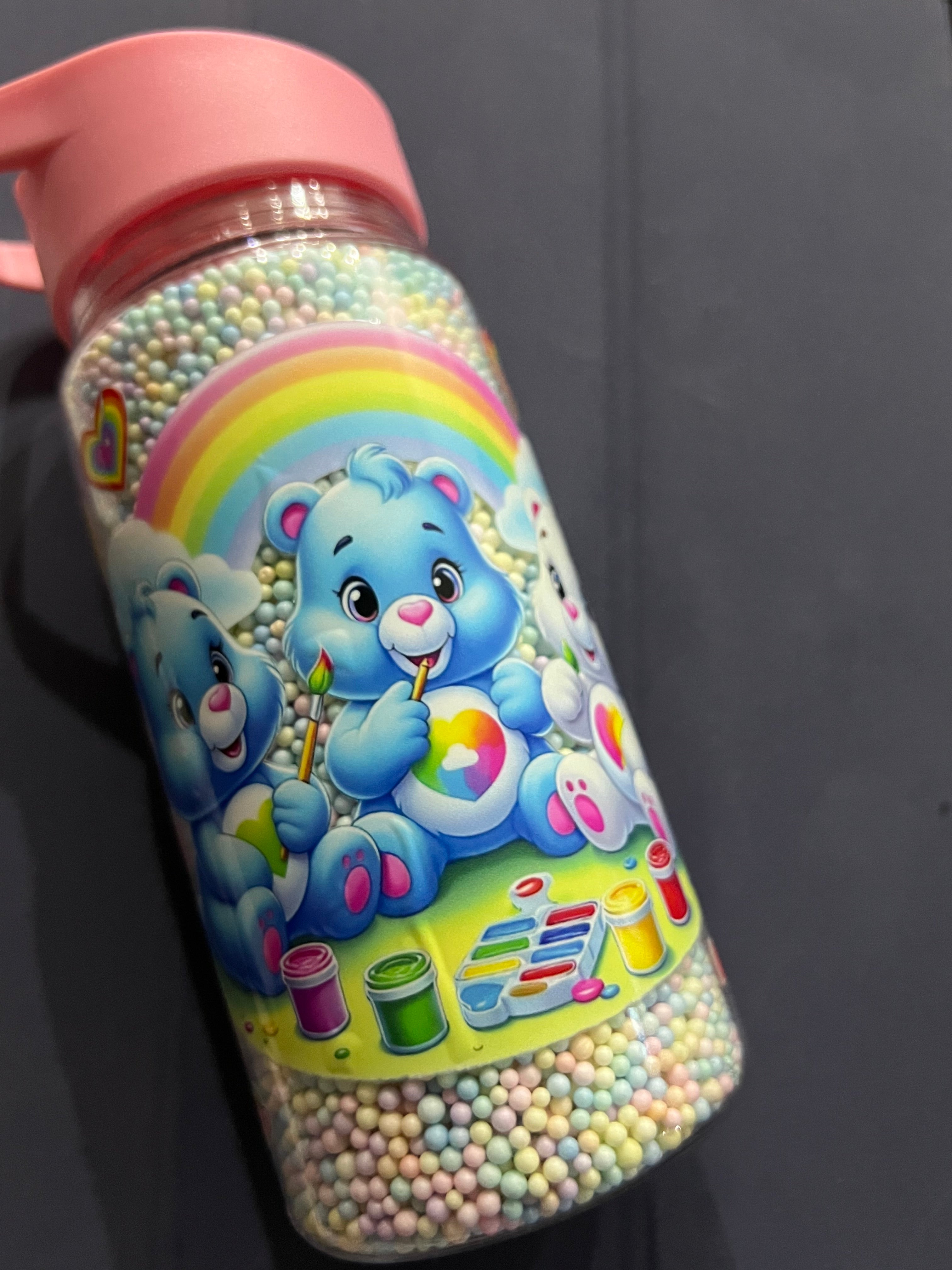 Care Bears foam bead kids bottle