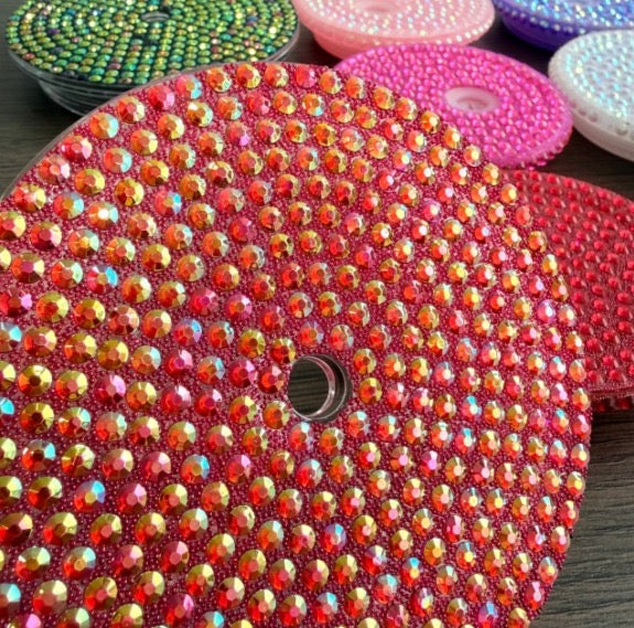 24oz Tappered rhinestone lids