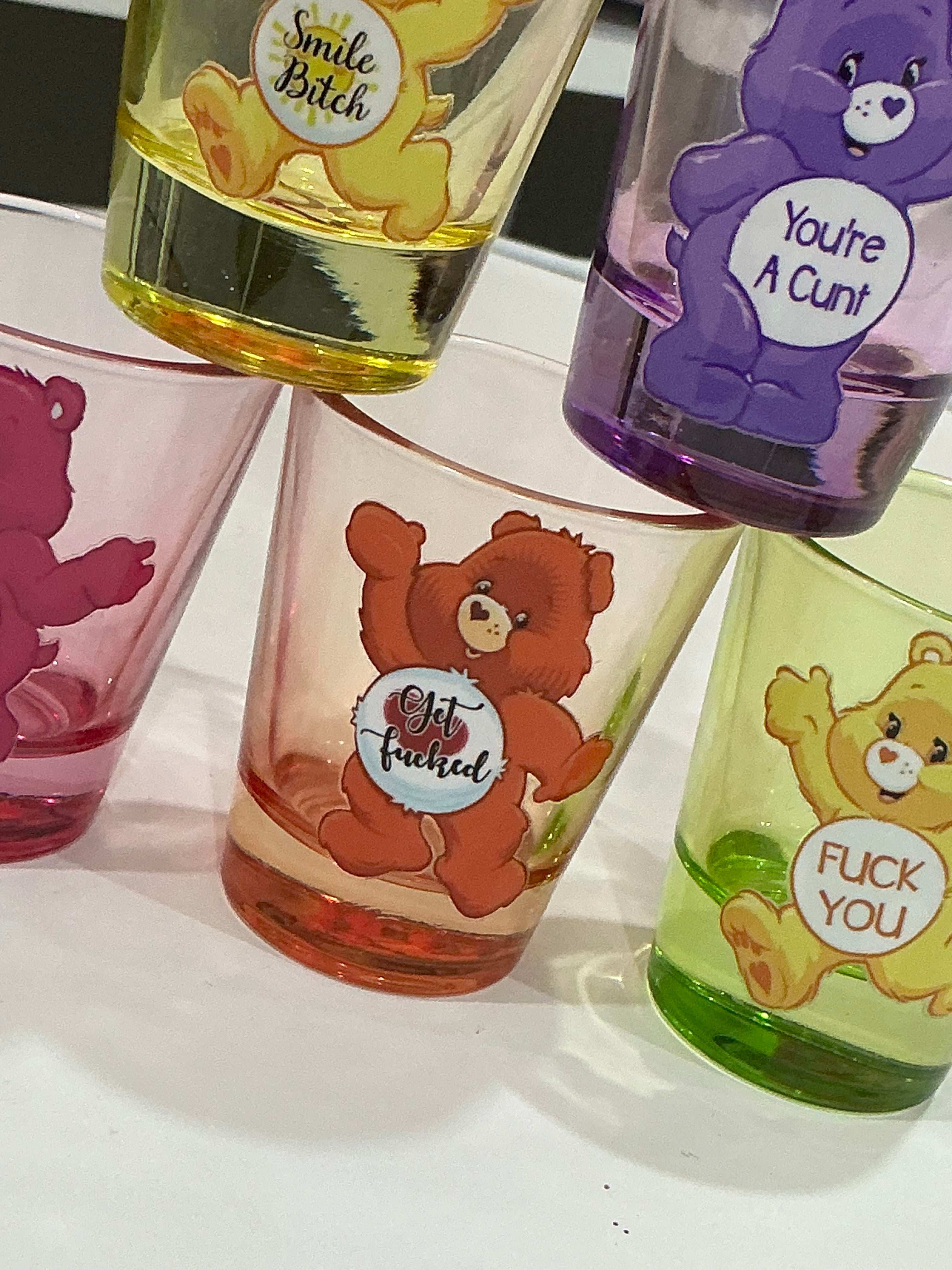 SwearBears shot glass collection