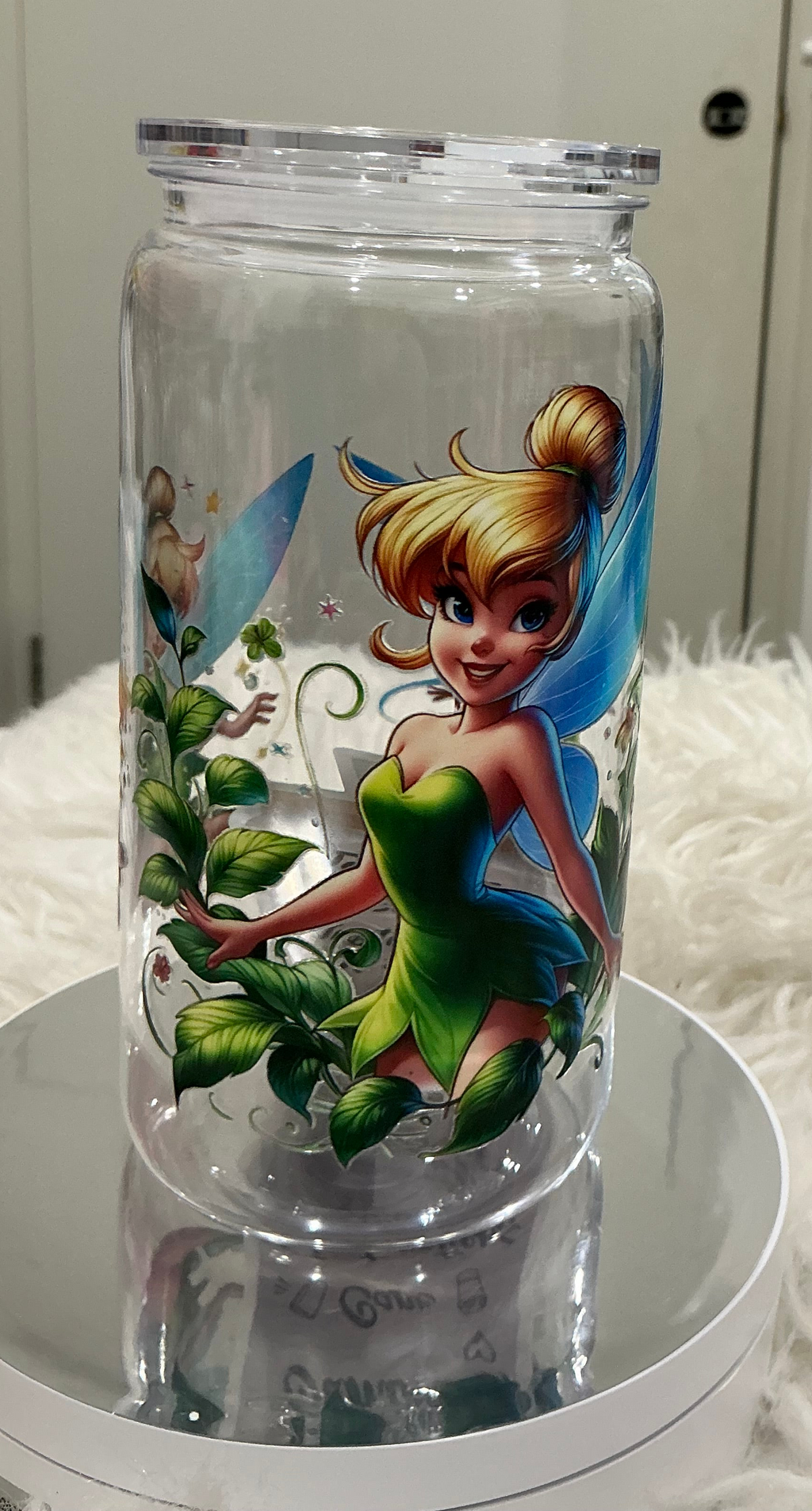 Single wall tinker bell tumbler