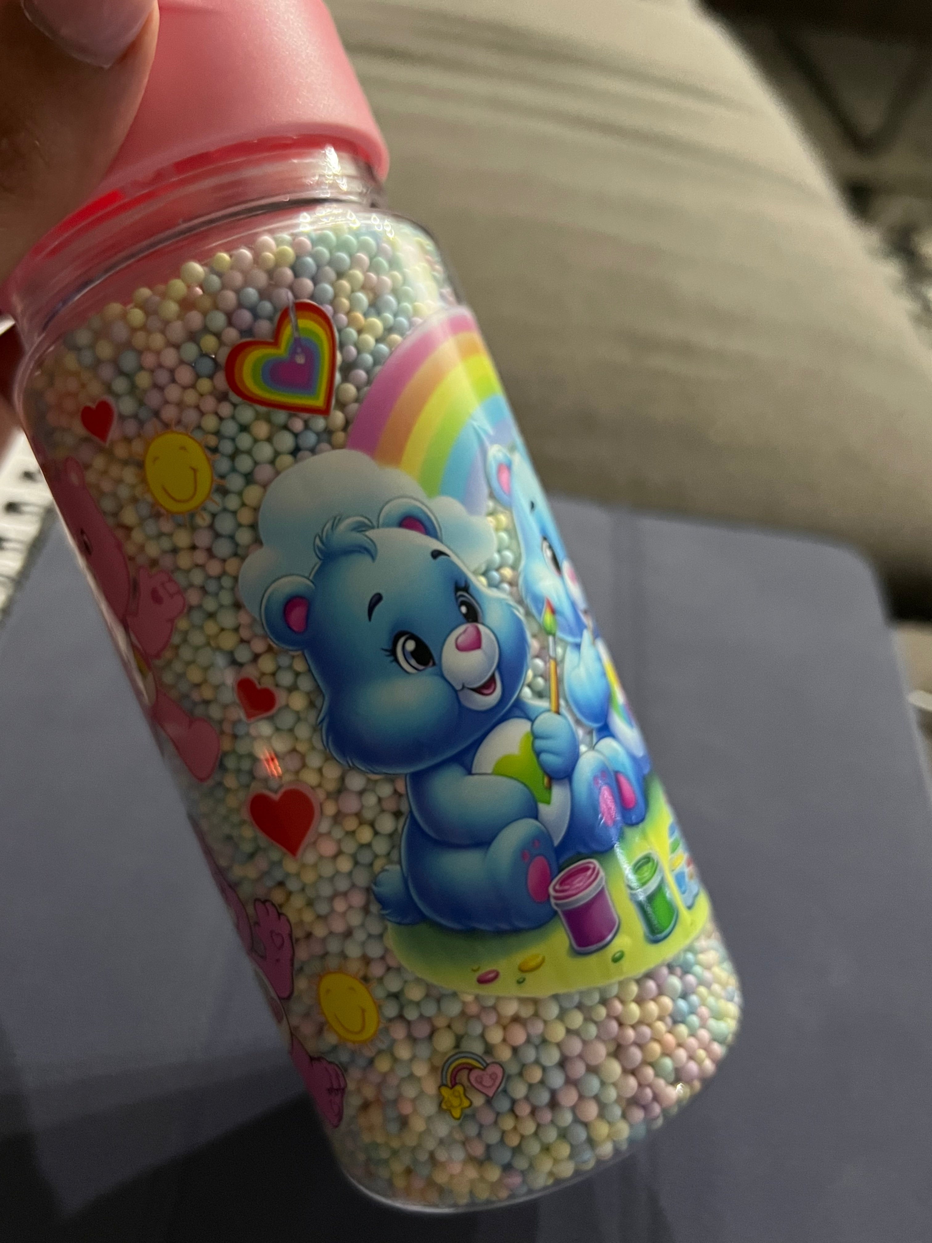 Care Bears foam bead kids bottle