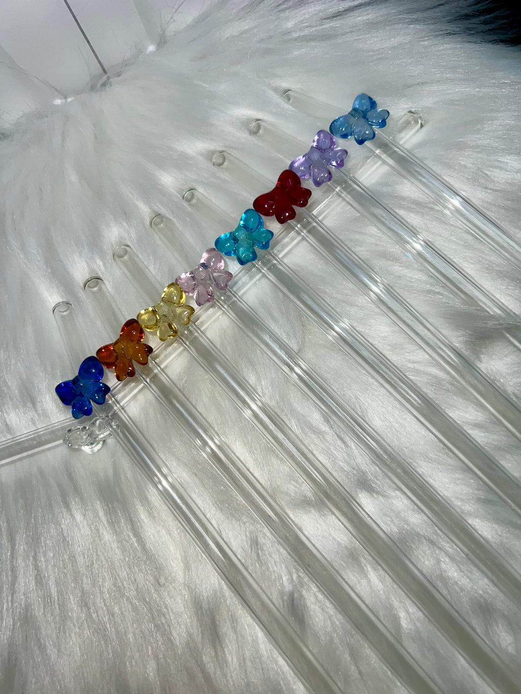 Glass Bow straws