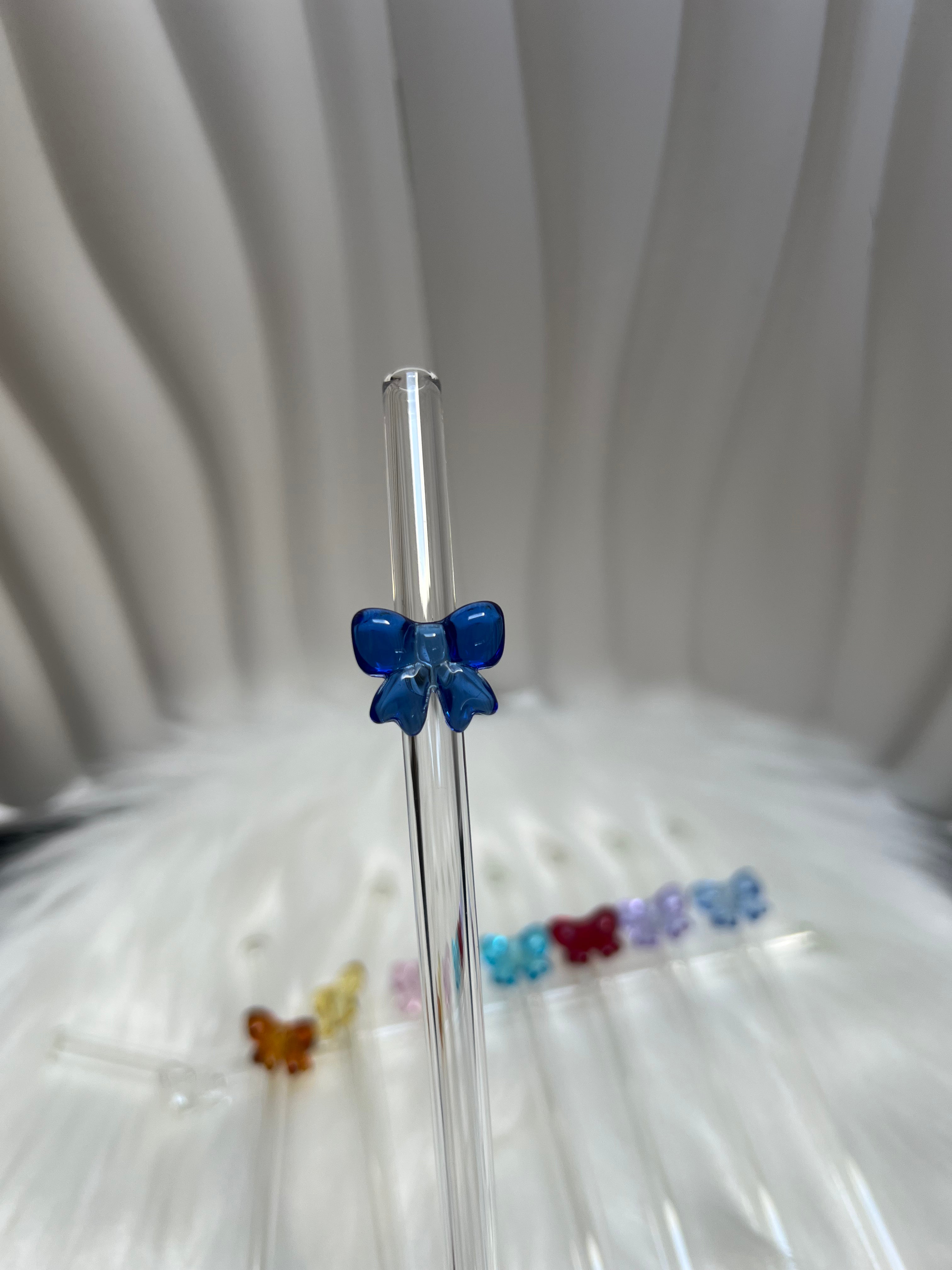 Glass Bow straws
