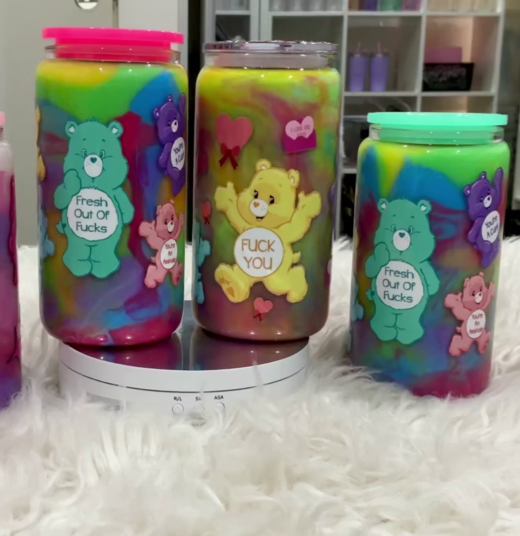 Swear bears swirly cup